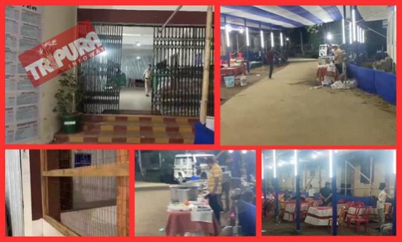 Violating Model-code of Conduct, get together party organized a Khowai SDM Office Strong Room zone : triggered criticism Violating Model-code of Conduct, get together party organized a Khowai SDM Office Strong Room zone : triggered criticism